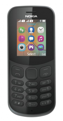 Nokia 130 2017 Dual Sim Black