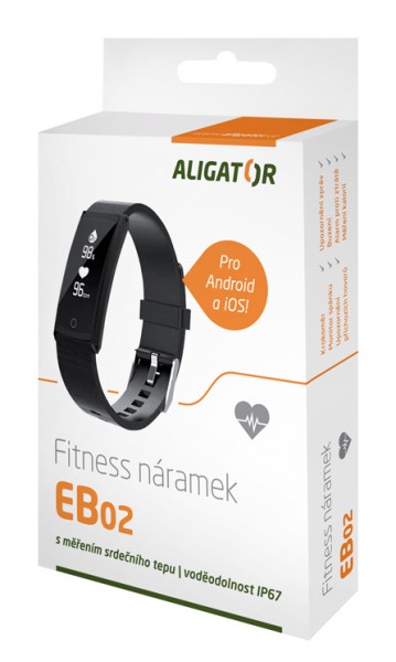 Fitness náramek Aligator EB02 Black