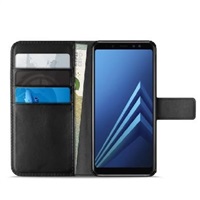 Puro flipové pouzdro Wallet Samsung Galaxy A8 2018 black