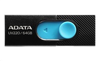 ADATA Flash Disk 32GB USB 2.0 Dash Drive UV220, Black/Blue