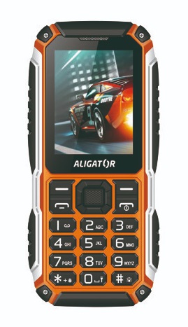 Outdoor mobilní telefon Aligator R30 eXtremo Black / Orange