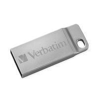 USB flash disk VERBATIM METAL EXECUTIVE 2.0, 32GB, silver