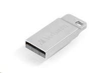 USB flash disk VERBATIM METAL EXECUTIVE USB 3.0, 64GB, silver