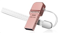 USB flash disk ADATA AI920 i-Memory Drive 64GB, gold pink