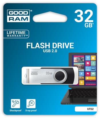 Levně USB flash disk GOODRAM TWISTER UTS2-0320K0R11 32GB, silver