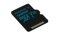 Paměťová karta KINGSTON Canvas Go Card 90R, 128GB Micro SDXC, class 10, UHS-I 