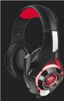 TRUST GXT 313 Nero illuminated gaming headset black/red