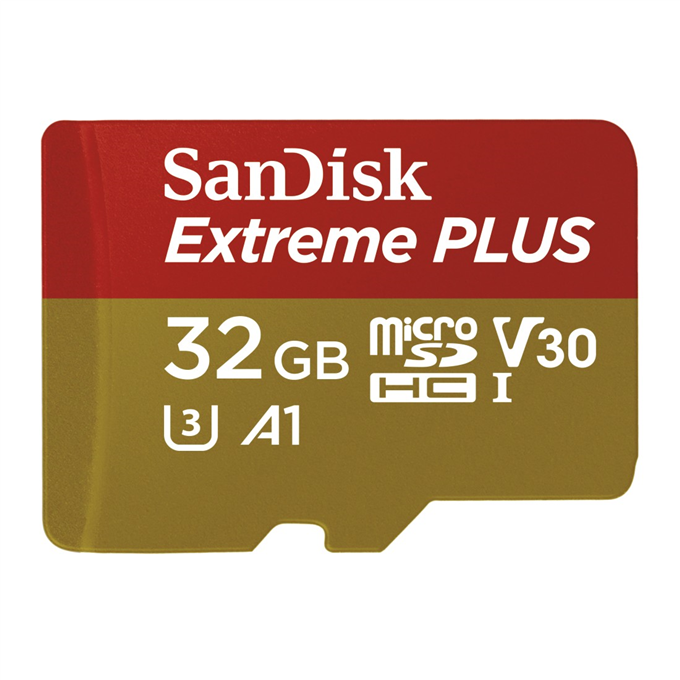Paměťová karta SanDisk Extreme Plus  32GB, microSDHC UHS-I (U3) ( s adaptérem )