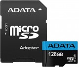 Paměťová karta ADATA 128GB microSDXC, class 10, UHS-1, s adaptérem