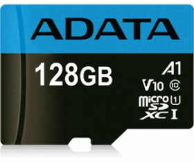 Paměťová karta ADATA 128GB microSDXC, class 10, UHS-1