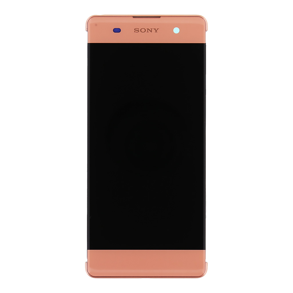 Levně LCD + dotyk + přední kryt pro Sony Xperia XA, pink (Service Pack)