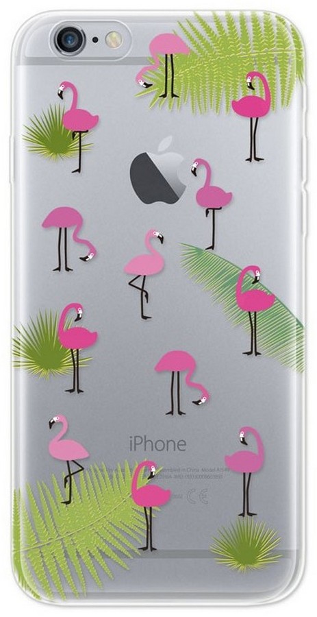 Levně Pouzdro 4-OK Cover 4U APPlE iPHONE 7/8 flamingo
