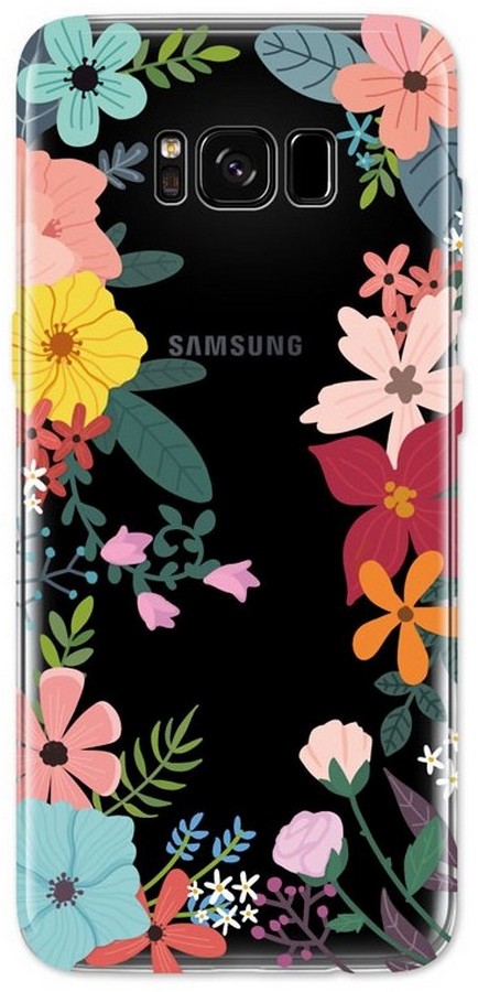 Pouzdro 4-OK Cover 4U Samsung S8+, Flowers