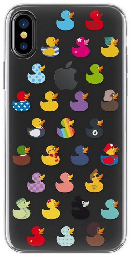 Pouzdro 4-OK Cover 4U Apple iPhone X, Ducks