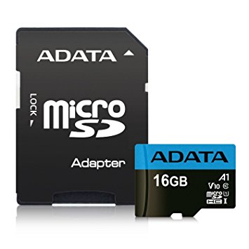 Paměťová karta Micro ADATA MicroSDHC 16GB, UHS-I, class 10 s adaptérem