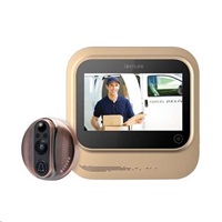 Veria Wi-fi digitální video dveřní kukátko 5" LCD displej, měď