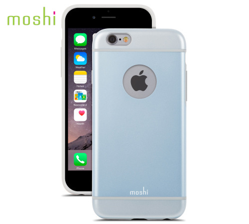 Kryt Moshi iGlaze pro Apple iPhone 6, Arctic Blue/modrá