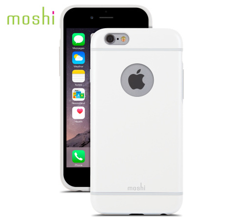 Kryt Moshi iGlaze pro Apple iPhone 6, Pearl White/bílá