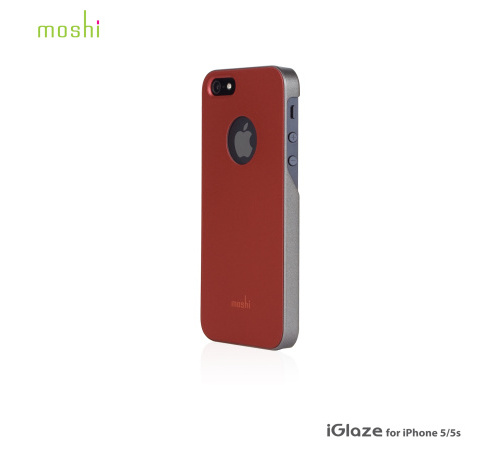 Kryt Moshi iGlaze pro Apple iPhone 5, 5S, SE, Burgundy Red/červená