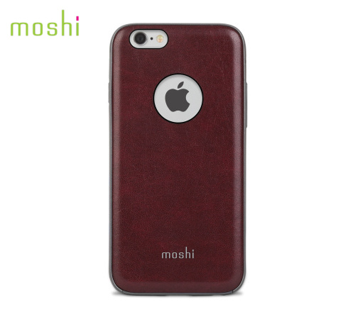 Kryt Moshi iGlaze Napa pro Apple iPhone 6, Burgundy Red/vínová