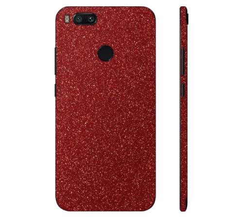 Levně Ochranná fólie 3mk Ferya pro Xiaomi Mi A1, červená třpytivá