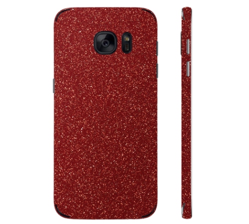 Ochranná fólie 3mk Ferya pro Samsung Galaxy S7, červená třpytivá