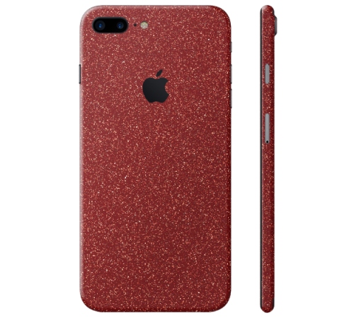 Ochranná fólie 3mk Ferya pro Apple iPhone 7 Plus, červená třpytivá