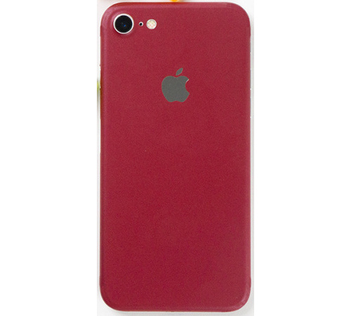 Ochranná fólie 3mk Ferya pro Apple iPhone 7, vínově červená matná