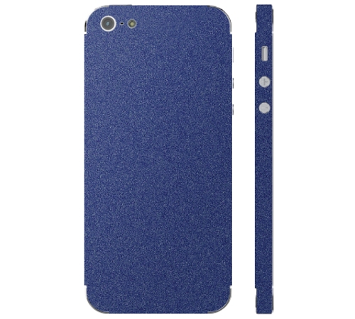 Ochranná fólie 3mk Ferya pro Apple iPhone 5S, půlnoční modrá matná