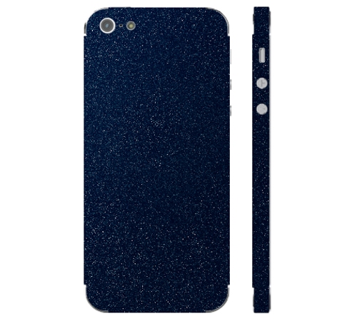 Ochranná fólie 3mk Ferya pro Apple iPhone 5S, tmavě modrá lesklá