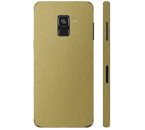Ochranná fólie 3mk Ferya pro Samsung Galaxy A8 2018, zlatá lesklá