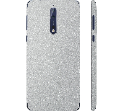 Levně Ochranná fólie 3mk Ferya pro Nokia 8, stříbrná matná