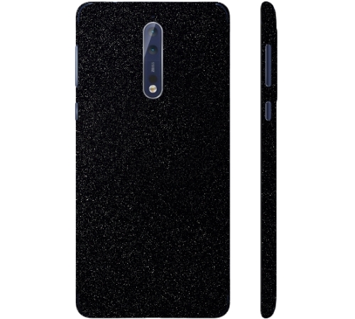 Levně Ochranná fólie 3mk Ferya pro Nokia 8, černá lesklá
