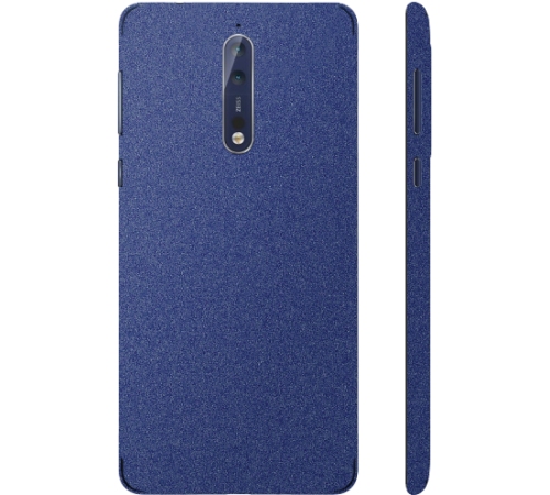 Ochranná fólie 3mk Ferya pro Nokia 8, tmavě modrá lesklá