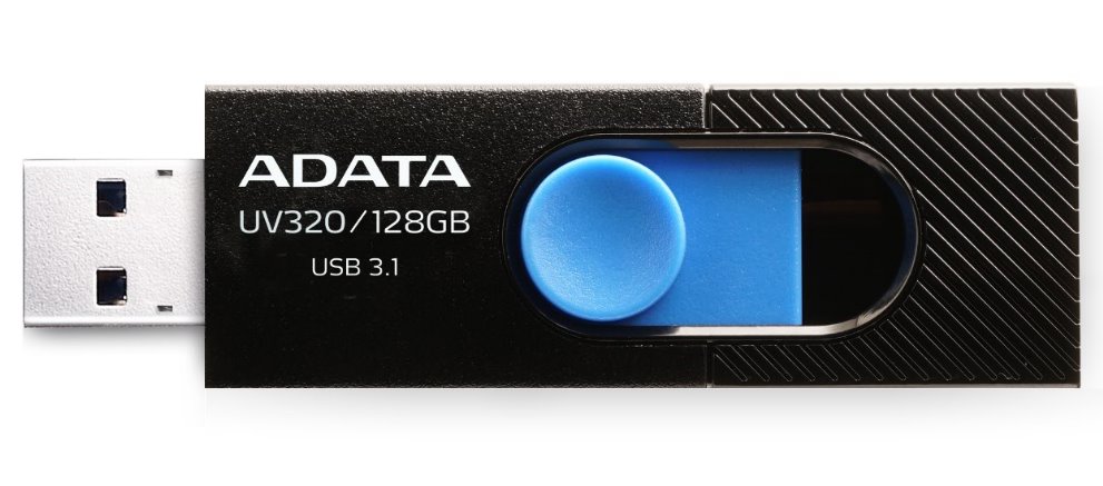 Flash disk ADATA UV320 128GB USB 3.1, black - blue