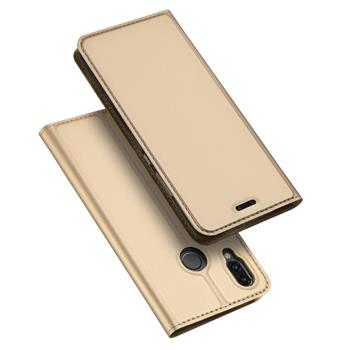 Flipové pouzdro Dux Ducis Skin pro Samsung Galaxy J5 2017, zlaté
