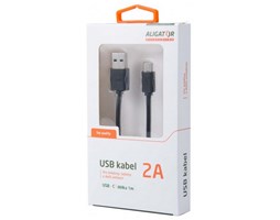 Datový kabel Aligator USB/USB-C 2A, prodloužený konektor, blister