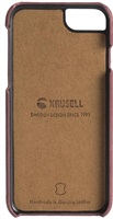 Krusell zadní kryt SUNNE 2 Card pro Apple iPhone 8/7/6S/6, červená