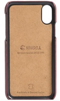 Krusell zadní kryt SUNNE 2 Card pro Apple iPhone X, červená