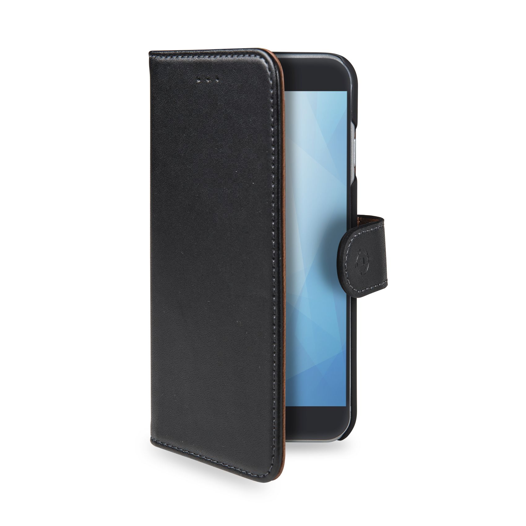 Levně CELLY Wally flipové pouzdro pro Nokia 3.1/Nokia 3 (2018), PU kůže, black
