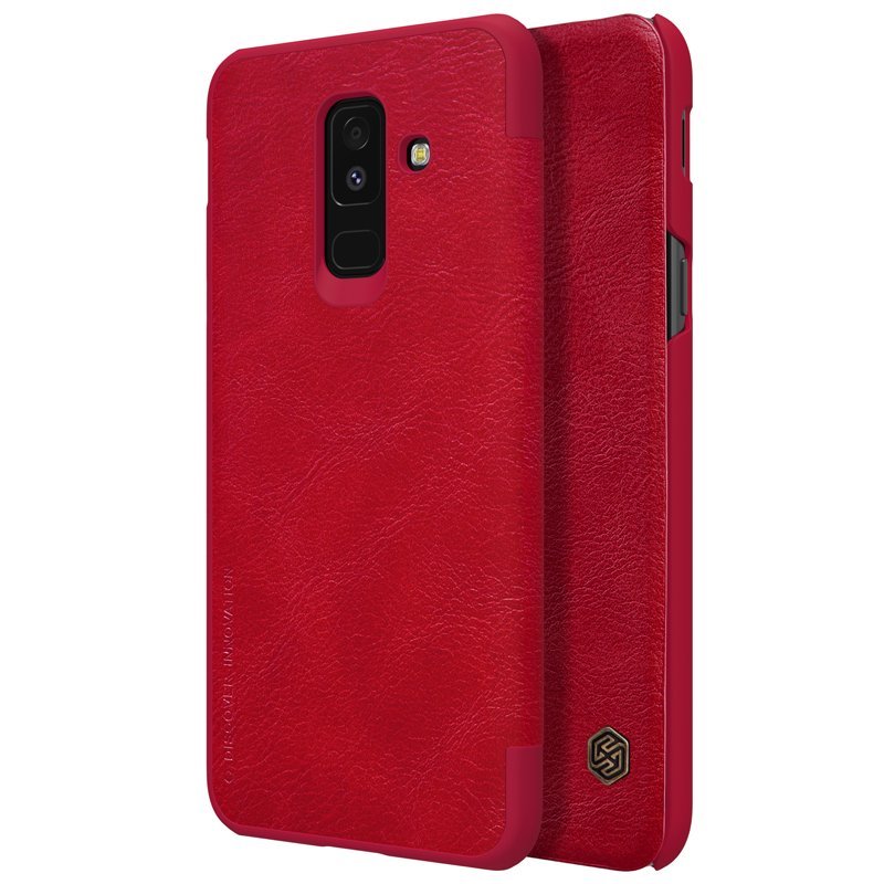 Flipové pouzdro Nillkin Qin pro Samsung Galaxy A6 2018, red