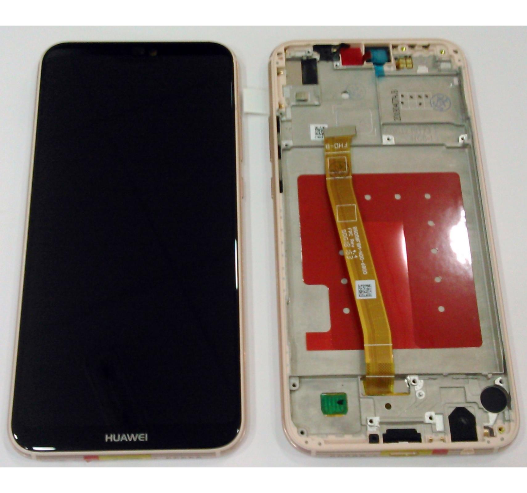 LCD + dotyková deska pro Huawei P20 Lite růžová (Service Pack)