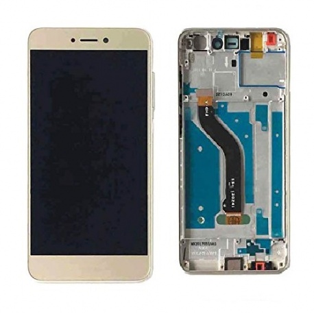 LCD + dotyk + přední rámeček pro Huawei P8 Lite 2017 OEM, gold Huawei