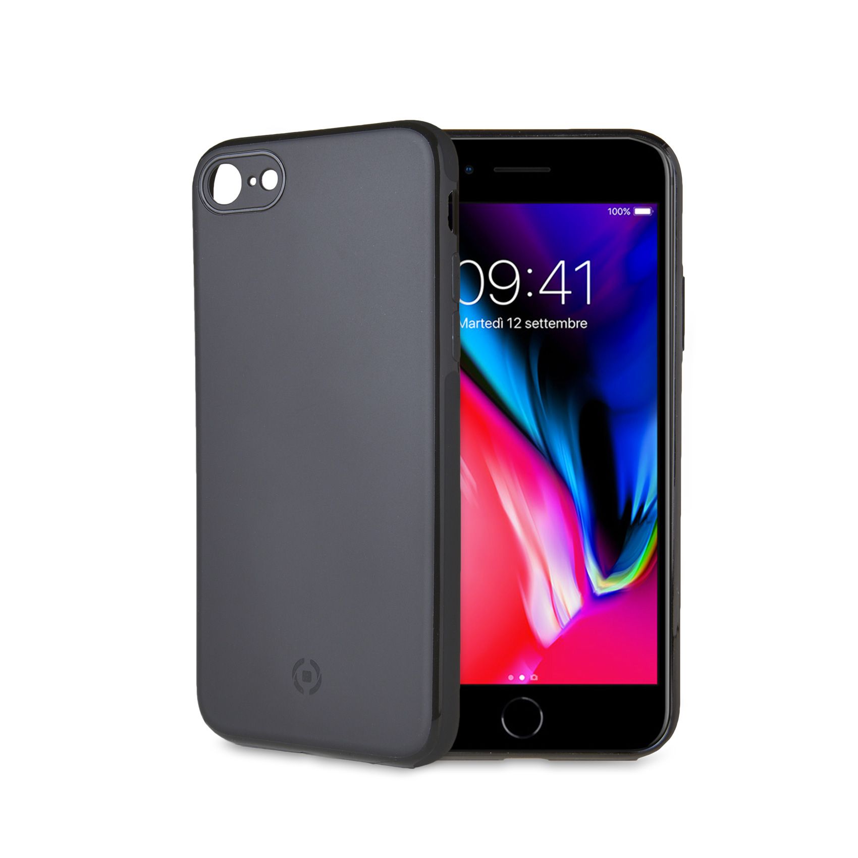 Magnetické TPU pouzdro Celly Ghostskin pro Apple iPhone 7/8 černé