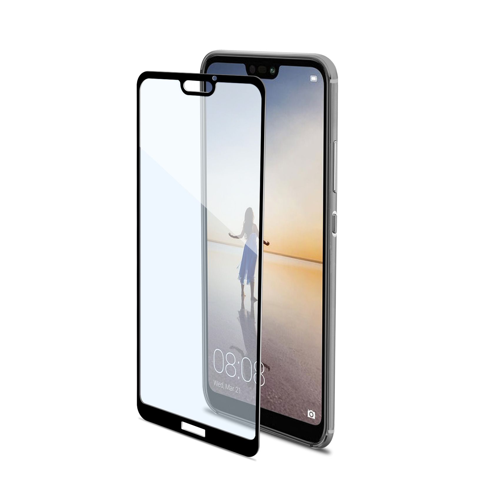 Tvrzené sklo Celly Full Glass pro Huawei P20 Lite černé