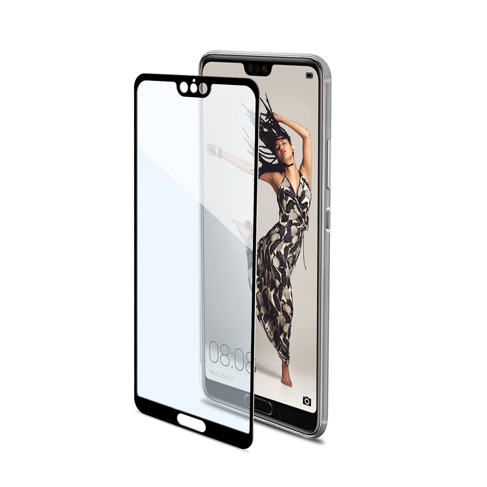 Tvrzené sklo Celly Full Glass pro Huawei P20 Pro černé