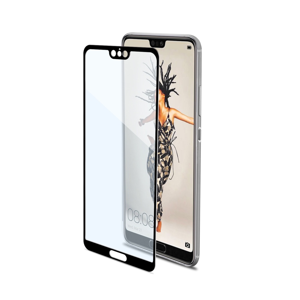 Tvrzené sklo Celly Full Glass pro Huawei P20 černé