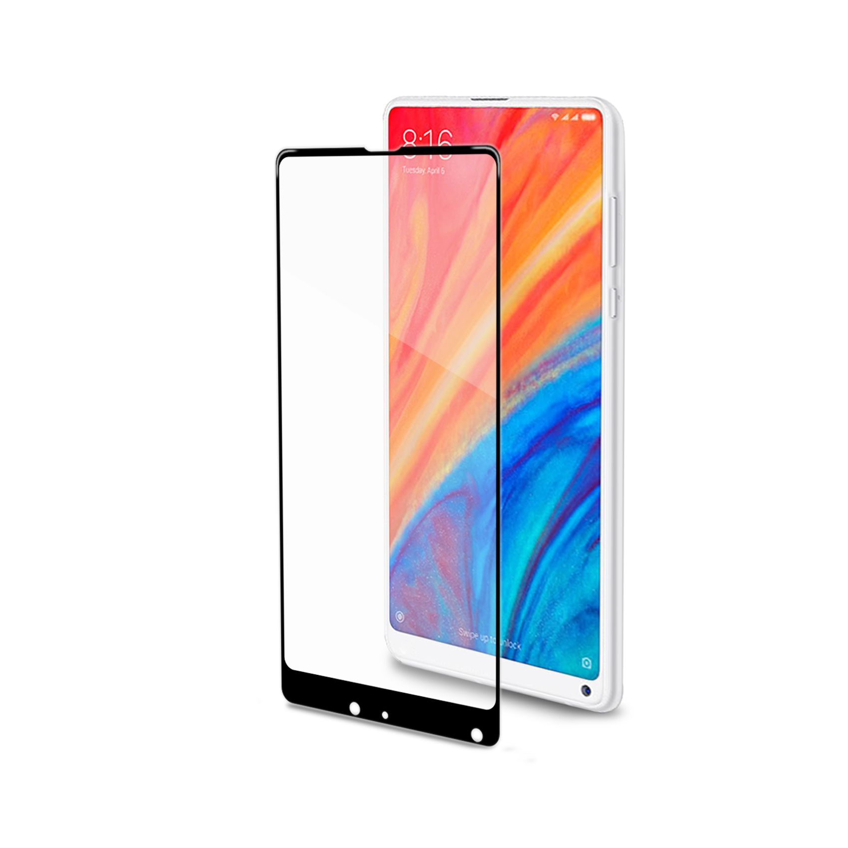 Tvrzené sklo Celly Full Glass pro Xiaomi Mi Mix 2S černé