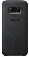 Zadní originální kožený kryt Alcantara pro Samsung Galaxy S8 (G950) tmavě šedá