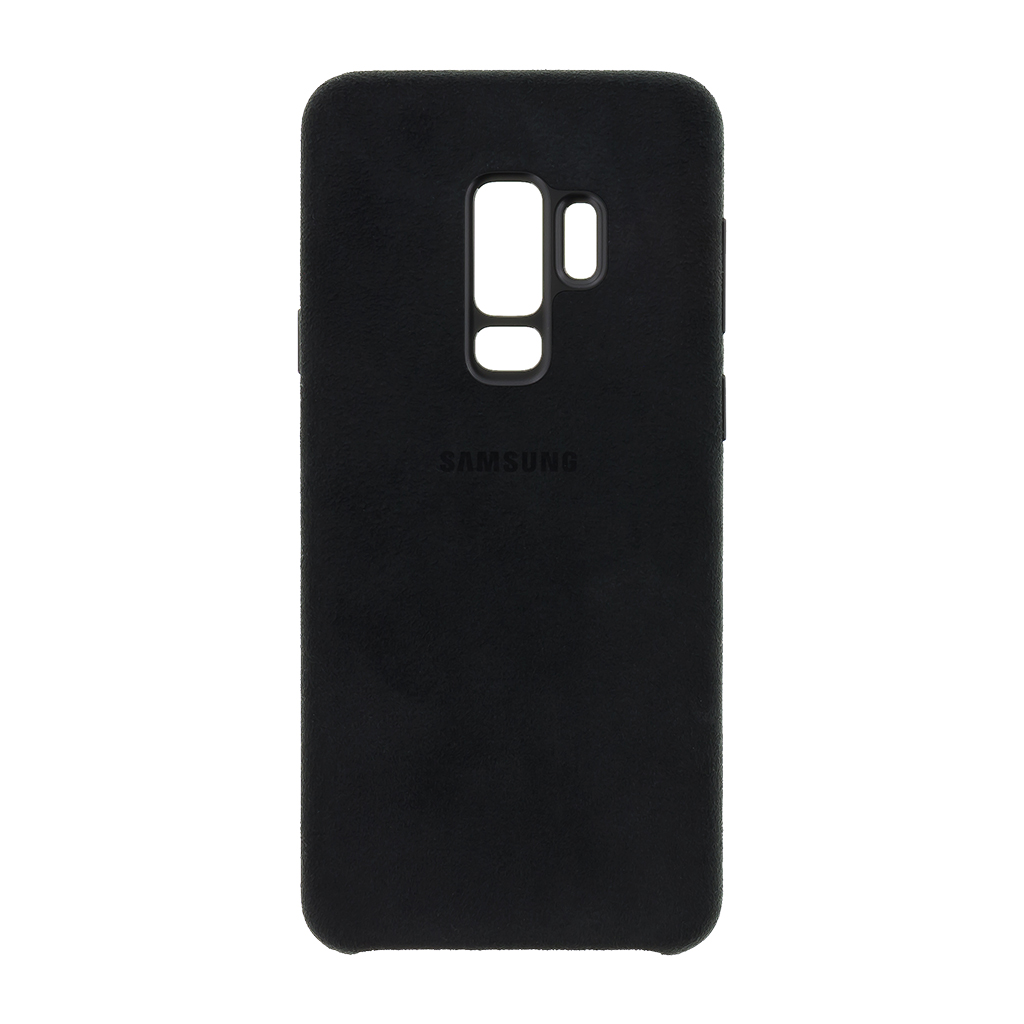 Zadní originální kožený kryt Alcantara pro Samsung Galaxy S9+ černá